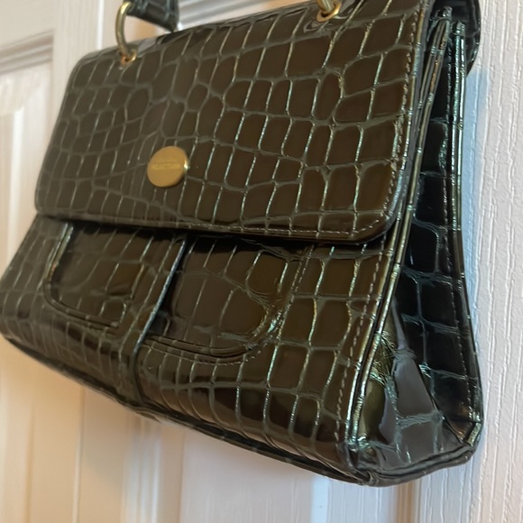 Kenneth Cole Crocodile Shoulder Small Mini Handbag - Picture 2 of 7